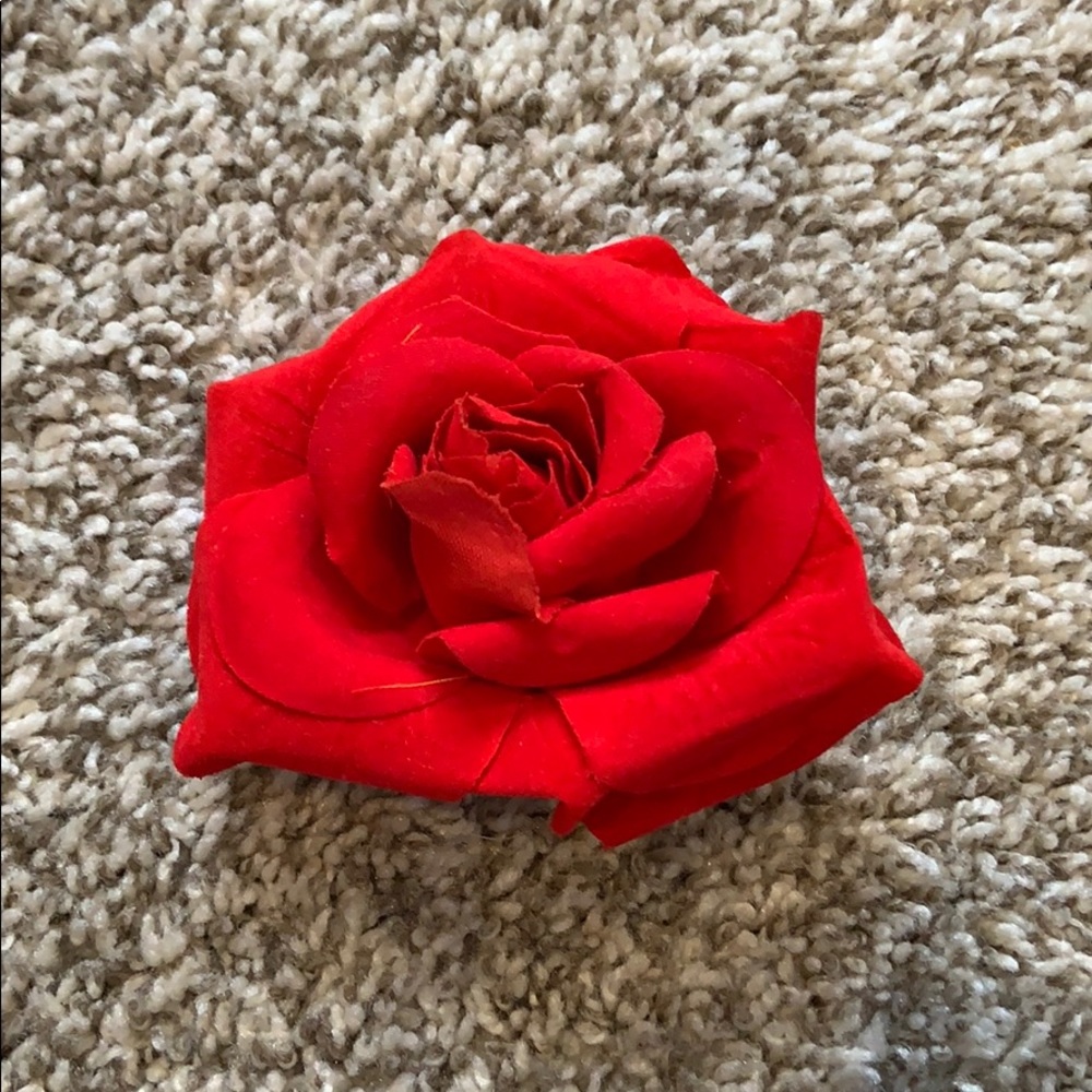 Rose hair clip